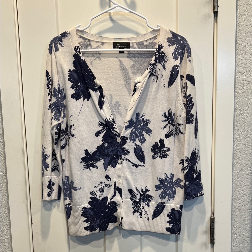 AB Studio Monochrome Knit Top